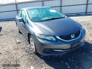 2013 Honda Civic Sdn LX with VIN 2HGFB2F54DH539520, listed as a IAAI auction lot 41742128 with 62,331 mi miles. Bid and sale history available at carsss.com. Image 1.