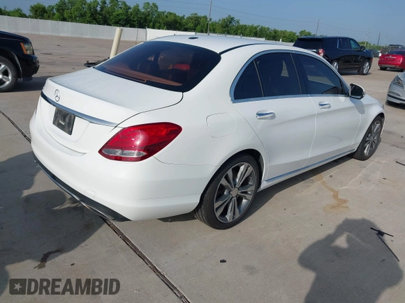 2016 Mercedes-Benz C 300 with VIN 55SWF4JB3GU098886, listed as a IAAI auction lot 42712459 with 161,900 mi miles and . Bid and sale history available at DreamBid. Image 4.