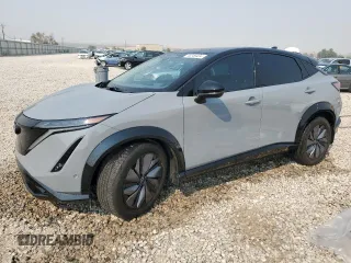 2023 Nissan ARIYA Platinum+ z VIN JN1DF0CDXPM706395, wystawiony jako Copart lot #70249404 z przebiegiem 3911 mil mil oraz Szkody całkowita. Historia ofert i sprzedaży dostępna na DreamBid. Obrazek 1.