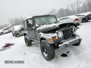 2002 Jeep Wrangler X with VIN 1J4FA39SX2P770191, listed as a Copart auction lot 44118945 with 168,148 mi miles and Salvage Title. Bid and sale history available at carsss.com. Image 11.