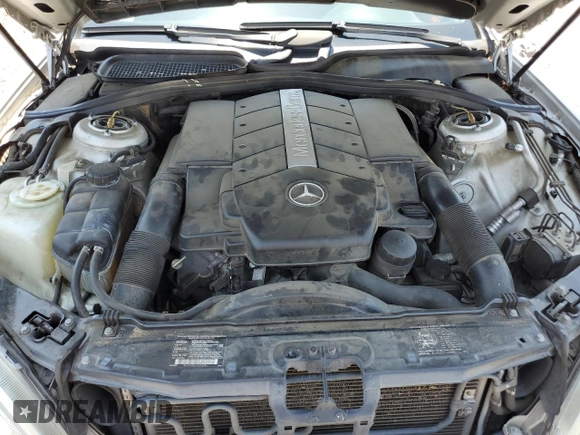 2002 Mercedes-Benz S-Class 4.3L with VIN WDBNG70J22A265355, listed as a Copart auction lot 66661864 with 158,816 mi miles and Salvage Title. Bid and sale history available at carsss.com. Image 7.