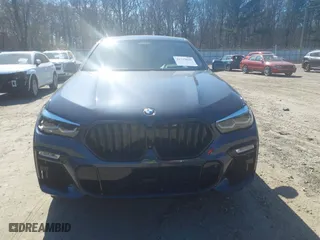 2021 BMW X6 M50i with VIN 5UXCY8C07M9E32426, listed as a IAAI auction lot 41715641 with 23,000 mi miles. Bid and sale history available at carsss.com. Image 12.