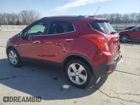 2016 Buick Encore with VIN KL4CJASB7GB624305, listed as a Copart auction lot 47380465 with 132,062 mi miles and Salvage Title. Bid and sale history available at DreamBid. Image 2.