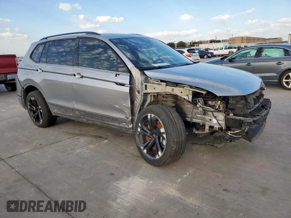 2024 Volkswagen Tiguan SE R-Line Black with VIN 3VVCB7AX9RM093060, listed as a Copart auction lot 56354345 with 12,084 mi miles and Salvage title. Bid and sale history available at DreamBid. Image 4.