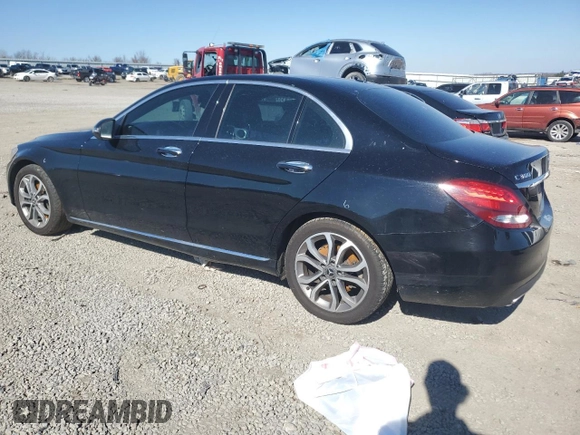 2018 Mercedes-Benz C 300 with VIN 55SWF4JB7JU249204, listed as a Copart auction lot 46853745 with 191,343 mi miles and Salvage title. Bid and sale history available at DreamBid. Image 2.