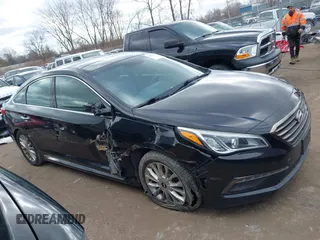 2015 Hyundai Sonata Limited with VIN 5NPE34AF0FH043630, listed as a IAAI auction lot 41825927 with 129,367 mi miles and . Bid and sale history available at carsss.com. Image 13.