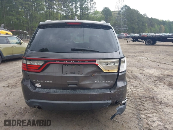 2014 Dodge Durango Citadel with VIN 1C4RDJEG1EC530474, listed as a IAAI auction lot 41961801 with 165,625 mi miles and . Bid and sale history available at DreamBid. Image 16.