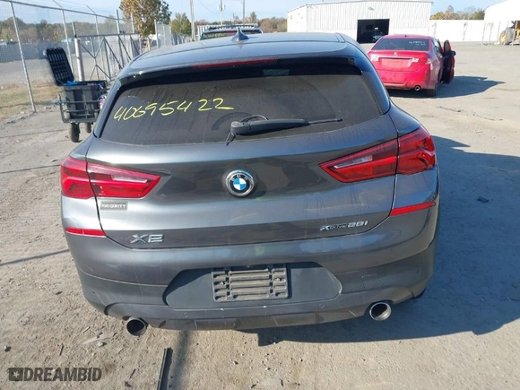 2018 BMW X2 xDrive28i with VIN WBXYJ5C33JEF69549, listed as a IAAI auction lot 40695422 with NaN miles. Bid and sale history available at carsss.com. Image 16.