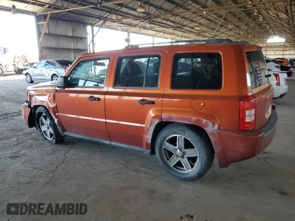 2008 Jeep Patriot Sport with VIN 1J8FT28W58D577948, listed as a Copart auction lot 50165985 with 145,791 mi miles and Salvage Title. Bid and sale history available at carsss.com. Image 2.