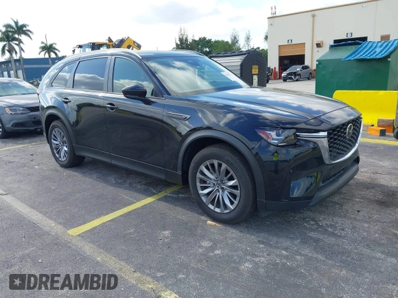 2024 Mazda CX-90 3.3 Turbo Select with VIN JM3KKAHD3R1120566, listed as a IAAI auction lot 42143751 with 5,287 mi miles. Bid and sale history available at carsss.com. Image 1.