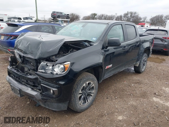 2021 Chevrolet Colorado 2WD Z71 with VIN 1GCGSDEN3M1108777, listed as a IAAI auction lot 41562874 with 77,607 mi miles and . Bid and sale history available at DreamBid. Image 17.