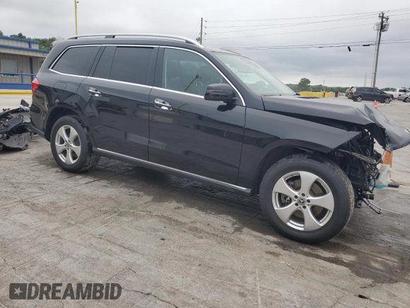 2019 Mercedes-Benz GLS 450 with VIN 4JGDF6EE4KB210126, listed as a Copart auction lot 63252195 with 36,341 mi miles and Salvage title. Bid and sale history available at DreamBid. Image 4.