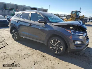 2020 Hyundai Tucson SEL with VIN KM8J3CAL6LU191387, listed as a Copart auction lot 73184492 with 24,332 mi miles. Bid and sale history available at carsss.com. Image 4.