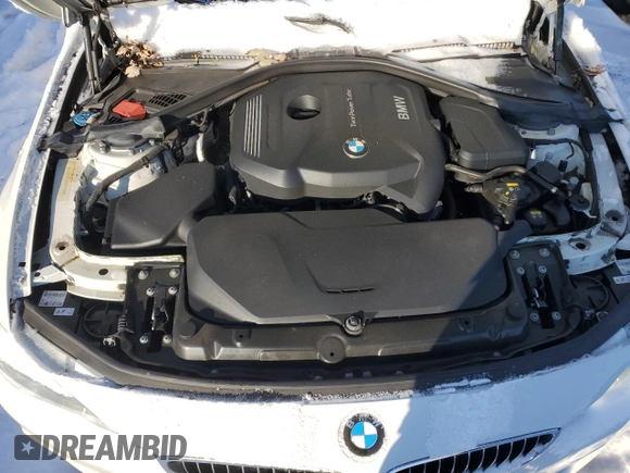 2017 BMW 4 Series 430i xDrive with VIN WBA4F9C34HG813108, listed as a Copart auction lot 42123645 with 55,417 mi miles and Salvage title. Bid and sale history available at DreamBid. Image 11.