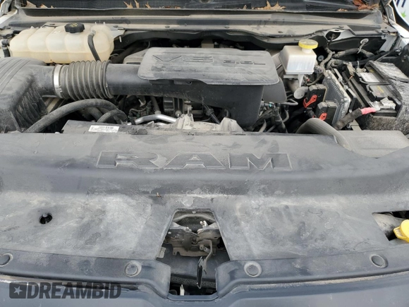 2020 Ram 1500 Tradesman with VIN 1C6RRFCG0LN333080, listed as a Copart auction lot 82319744 with 90,733 mi miles and Salvage title. Bid and sale history available at DreamBid. Image 11.