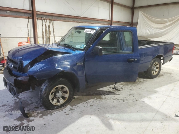 2010 Ford Ranger XL with VIN 1FTKR1EE6APA00733, listed as a Copart auction lot 80281454 with 0 mi miles and Salvage Title. Bid and sale history available at carsss.com. Image 1.