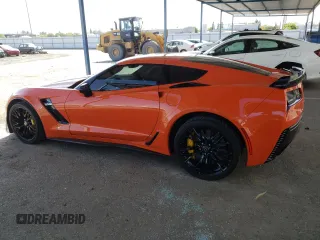 2019 Chevrolet Corvette Z06 1LZ with VIN 1G1YN2D64K5601652, listed as a Copart auction lot 54251995 with 35,154 mi miles and Clean Title. Bid and sale history available at carsss.com. Image 2.