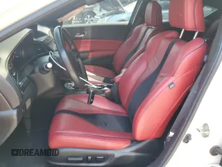2020 Acura ILX Premium with VIN 19UDE2F87LA001741, listed as a Copart auction lot 55400885 with 58,344 mi miles and Salvage title. Bid and sale history available at DreamBid. Image 7.