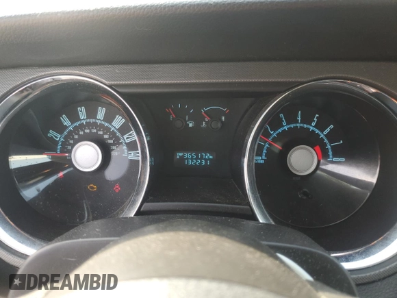 2010 Ford Mustang GT with VIN 1ZVBP8CH2A5134286, listed as a Copart auction lot 54556825 with 132,231 mi miles and Salvage Title. Bid and sale history available at DreamBid. Image 9.