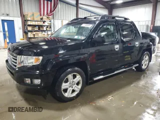 2012 Honda Ridgeline RTL with VIN 5FPYK1F54CB453136, listed as a Copart auction lot 47109595 with 120,780 mi miles and Salvage Title. Bid and sale history available at carsss.com. Image 1.