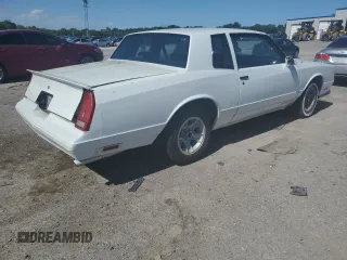1987 Chevrolet Monte Carlo с VIN 1G1GZ11G1HR119696, выставлен на аукционе Copart как лот 58083555 с пробегом 67 106 миль миль и Чистый • Clean title. История ставок и продаж доступна на DreamBid. Изображение 3.