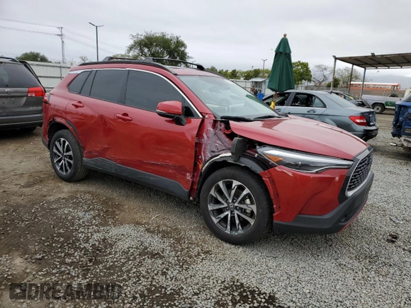 2023 Toyota Corolla Cross XLE с VIN 7MUDAAAGXPV069730, выставлен на аукционе Copart как лот 55795035 с пробегом 26 368 миль миль и Списание • Salvage title. История ставок и продаж доступна на DreamBid. Изображение 4.