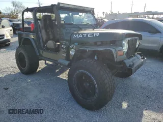 1997 Jeep Wrangler Sport with VIN 1J4FY19S0VP453959, listed as a Copart auction lot 44560295 with 182,464 mi miles and Salvage Title. Bid and sale history available at carsss.com. Image 4.