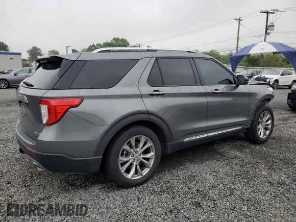 2023 Ford Explorer Limited with VIN 1FMSK8FH3PGC27999, listed as a Copart auction lot 61084505 with 20,725 mi miles and Salvage title. Bid and sale history available at DreamBid. Image 3.