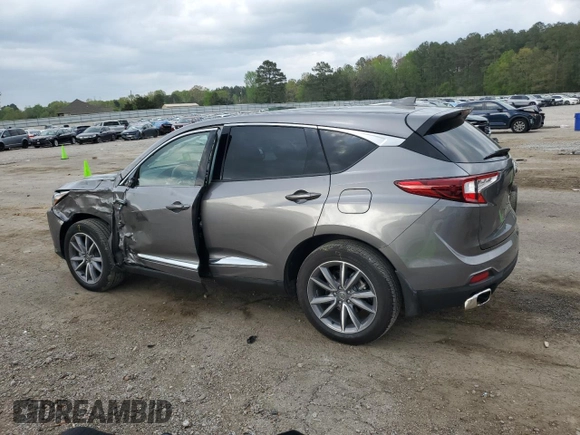 2023 Acura RDX Technology with VIN 5J8TC1H54PL000023, listed as a Copart auction lot 51010115 with 15,741 mi miles and Salvage title. Bid and sale history available at DreamBid. Image 2.