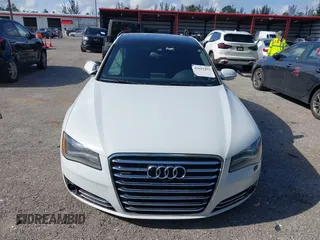 2014 Audi A8 4.0T with VIN WAUR2AFD8EN004371, listed as a IAAI auction lot 42693492 with 159,405 mi miles and . Bid and sale history available at DreamBid. Image 12.