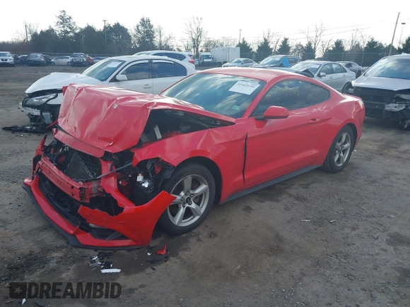 2017 Ford Mustang V6 with VIN 1FA6P8AM3H5271340, listed as a IAAI auction lot 41469159 with 92,175 mi miles and . Bid and sale history available at carsss.com. Image 17.