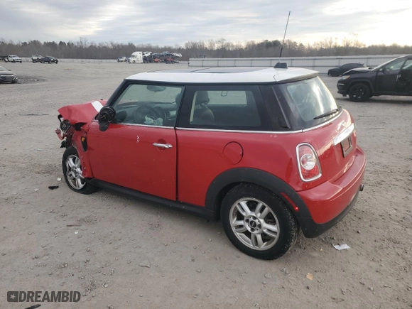 2013 MINI Cooper Hardtop with VIN WMWSU3C53DT548789, listed as a Copart auction lot 86275734 with 104,795 mi miles and Salvage Title. Bid and sale history available at carsss.com. Image 2.