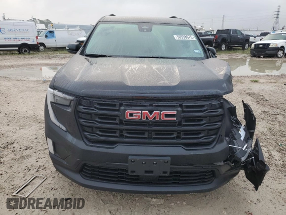 2024 GMC Acadia FWD Elevation z VIN 1GKENKKS8RJ247263, wystawiony jako Copart lot #50558675 z przebiegiem 4 299 mil mil oraz Szkoda całkowita • Salvage title. Historia ofert i sprzedaży dostępna na DreamBid. Obrazek 5.