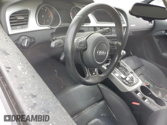 2016 Audi A5 Premium Plus with VIN WAUM2AFH4GN009521, listed as a Copart auction lot 50829865 with 111,379 mi miles and Salvage Title. Bid and sale history available at carsss.com. Image 8.