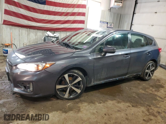 2017 Subaru Impreza Sport with VIN 4S3GTAL67H3752672, listed as a Copart auction lot 48243635 with 127,485 mi miles and Salvage Title. Bid and sale history available at carsss.com. Image 1.