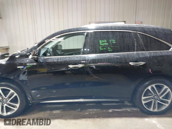 2017 Acura MDX Sport Hybrid w/Advance Pkg with VIN 5FRYD7H79HB000463, listed as a IAAI auction lot 40926548 with 131,998 mi miles. Bid and sale history available at carsss.com. Image 14.
