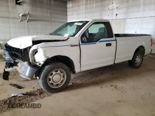 2016 Ford F-150 XL with VIN 1FTMF1C83GKE48979, listed as a Copart auction lot 47498725 with 96,421 mi miles and Salvage Title. Bid and sale history available at carsss.com. Image 1.