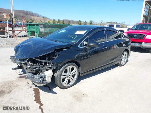 2016 Chevrolet Cruze Premier with VIN 1G1BG5SM1G7307754, listed as a IAAI auction lot 41834965 with 121,069 mi miles. Bid and sale history available at carsss.com. Image 18.