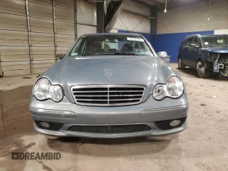 2007 Mercedes-Benz C 230 Sport with VIN WDBRF52H67F896266, listed as a Copart auction lot 45131425 with 96,206 mi miles and Salvage Title. Bid and sale history available at DreamBid. Image 5.