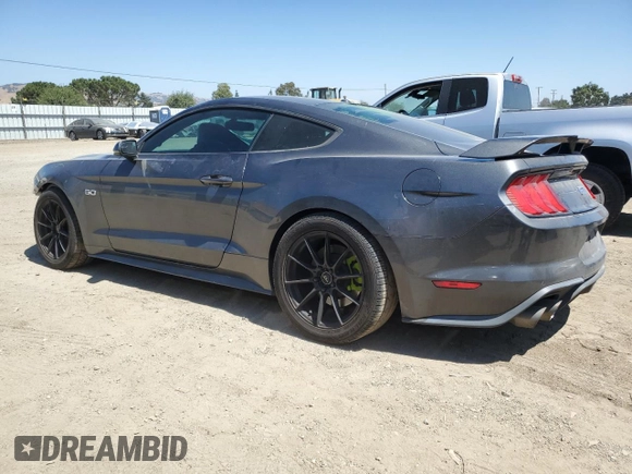 2018 Ford Mustang GT with VIN 1FA6P8CF4J5132368, listed as a Copart auction lot 60862765 with 96,353 mi miles and Salvage title. Bid and sale history available at DreamBid. Image 2.