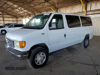 2006 Ford Econoline Passenger XL with VIN 1FBNE31L96HA15984, listed as a Copart auction lot 46550855 with 242,736 mi miles and Clean Title. Bid and sale history available at carsss.com. Image 1.