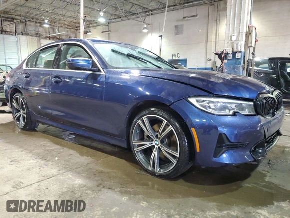 2020 BMW 3 Series 330i xDrive with VIN 3MW5R7J00L8B13201, listed as a Copart auction lot 47948255 with Not Provided miles and Non Repairable. Bid and sale history available at DreamBid. Image 4.