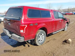 2016 Ford F-150 XLT with VIN 1FTFX1EG3GFD41711, listed as a IAAI auction lot 41639232 with 41,426 mi miles. Bid and sale history available at carsss.com. Image 4.