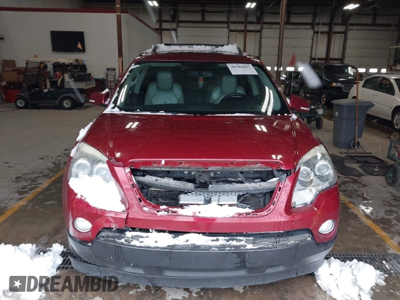 2010 GMC Acadia SLT2 with VIN 1GKLVNED0AJ206653, listed as a IAAI auction lot 40988805 with 196,888 mi miles and . Bid and sale history available at DreamBid. Image 12.