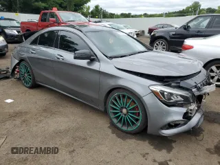 2017 Mercedes-Benz CLA 250 with VIN WDDSJ4GBXHN446763, listed as a Copart auction lot 66008514 with 134,181 mi miles and Salvage Title. Bid and sale history available at DreamBid. Image 4.