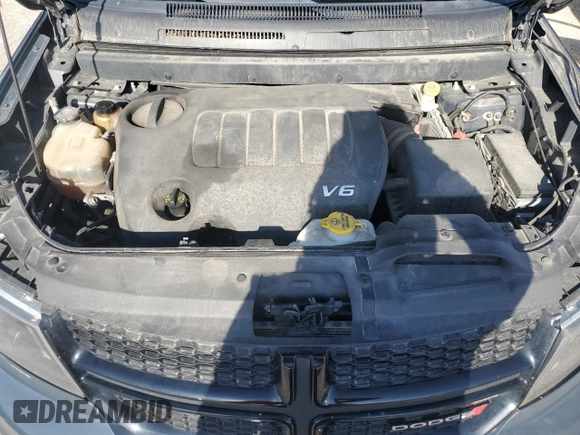 2018 Dodge Journey Crossroad with VIN 3C4PDDGG7JT430593, listed as a Copart auction lot 53164995 with 130,421 mi miles and Clean Title. Bid and sale history available at carsss.com. Image 12.