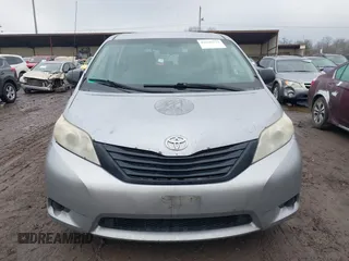 2012 Toyota Sienna with VIN 5TDZK3DC2CS221981, listed as a IAAI auction lot 41650273 with 146,652 mi miles. Bid and sale history available at carsss.com. Image 12.