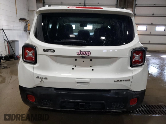 2020 Jeep Renegade Limited with VIN ZACNJBD1XLPK85917, listed as a Copart auction lot 47934555 with 61,049 mi miles and Salvage title. Bid and sale history available at DreamBid. Image 6.