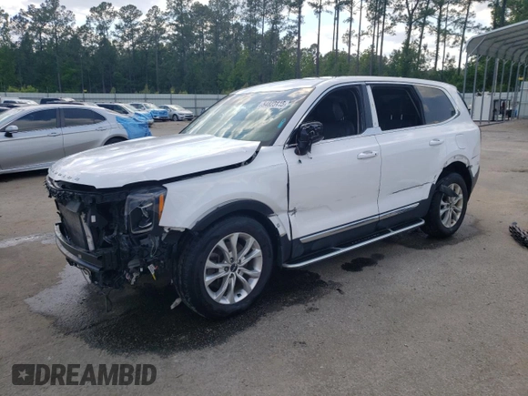 2022 Kia Telluride LX with VIN 5XYP2DHC1NG296601, listed as a Copart auction lot 54823115 with 76,882 mi miles and Non repairable. Bid and sale history available at DreamBid. Image 1.