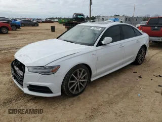 2017 Audi A6 Premium Plus with VIN WAUF2AFCXHN031862, listed as a Copart auction lot 42570865 with 106,750 mi miles and Salvage Title. Bid and sale history available at carsss.com. Image 1.